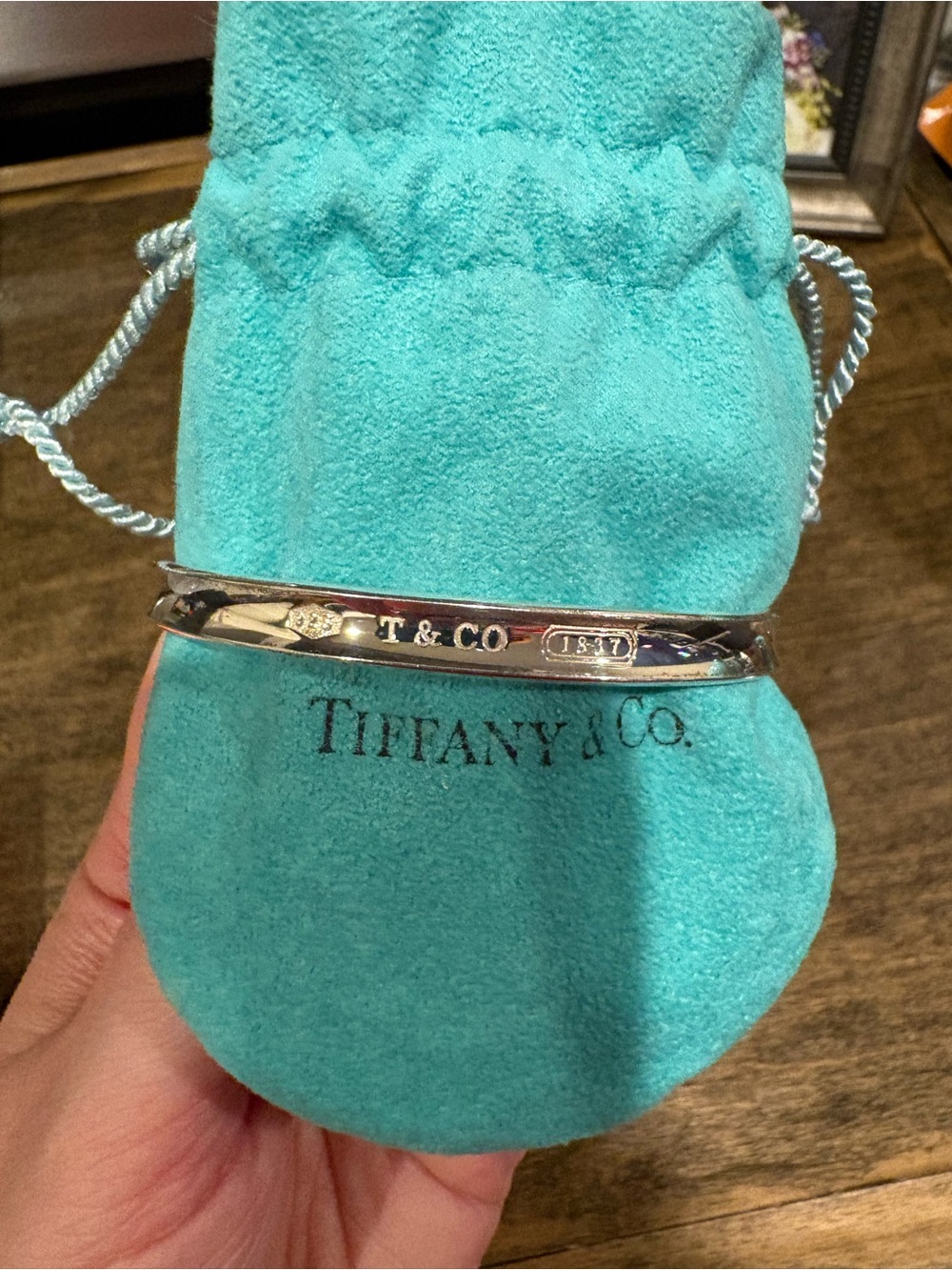 Tiffany & Co. Sterling Silver Bangle Bracelet - Picture 2 of 3